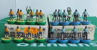 SUBBUTEO 2 HW TEAMS REF 50 BRAZIL & REF 163 URUGUAY IN ORIGINAL NUMBERED BOXES.