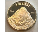 RARE VINTAGE ENGELHARD MT EVEREST ONE OUNCE SILVER COIN ROUND