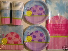 LIL' LADYBUG! Kit de paquete de suministros para fiesta de cumpleaños 16 con invitaciones