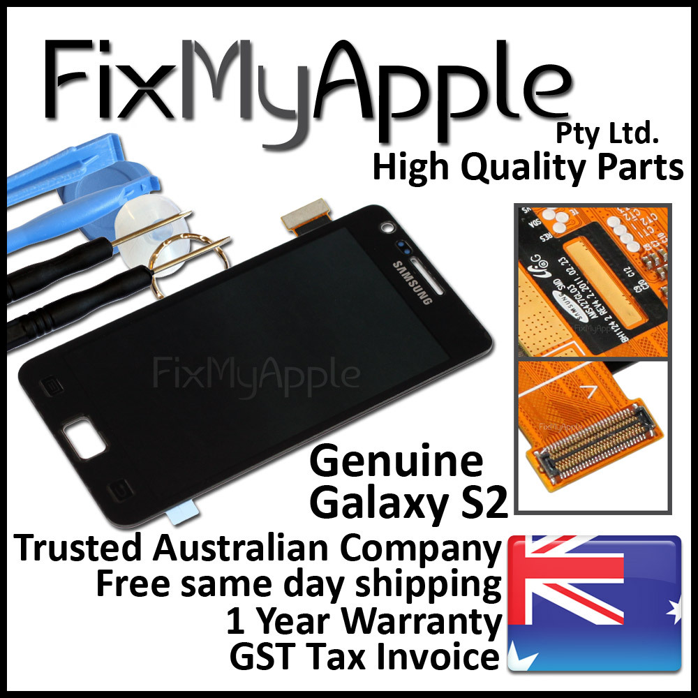 Samsung Galaxy S II S2 i9100 LCD Touch Screen Digitizer Display Assembly Black