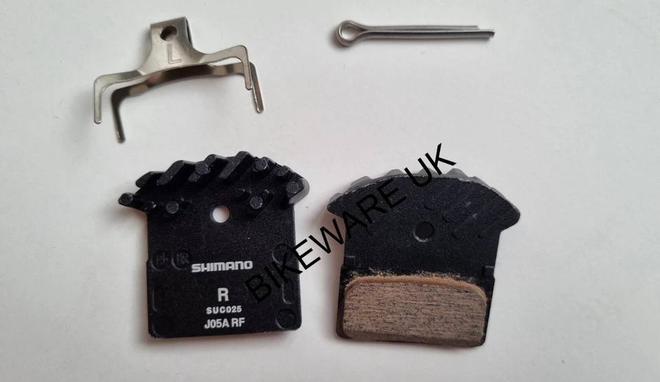 Shimano J05A-RF Disc Brake Pads Resin w/Cooling Fins Y2R298020 1x Pair - Image 2 of 4