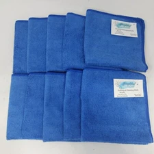 10 Microfiber Cleaning Cloths 12x12'' Wash Towel Drying Rag Car Detailing 300GSM