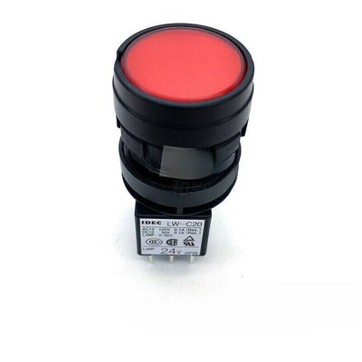 1pcs NEW Red Push Button Switch LW1L-M1C24VR LW-C20