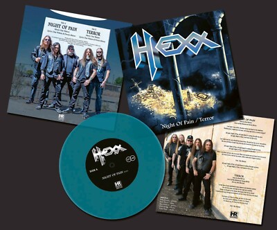HEXX - Night of Pain / Terror 7'' (NEW*LIM.250 BLUE V.*US METAL*EXCL. SONGS)