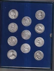 MEDALS COMMEMORATING BATTLES OF AMERICAN REVOLUTION + 1 BROCHURE. 1973.