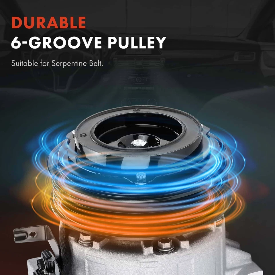 Compresor de aire acondicionado con estilo VS14M para Hyundai Elantra GT Kia Forte Forte Koup Forte5 Foto 4 de 4