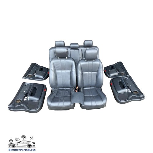 JAGUAR XJ X351 COMPLETE BLACK INTERIOR LEATHER Heated SEATS WITH DOOR CARD - Picture 2 of 9