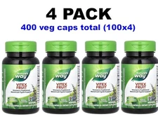 Nature's Way, Vitex Fruit, 4 PACK, 400 mg, 100 Vegan Capsules each (400 total!)