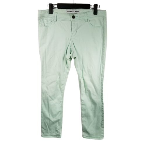 Express Stella Mint Green Cropped Low 
