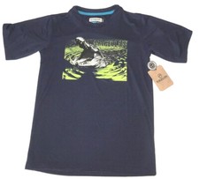 Magellan Outdoors Boys Shirt Fishing Gear Mag Wick Dry Fit Alligator XL 18-20