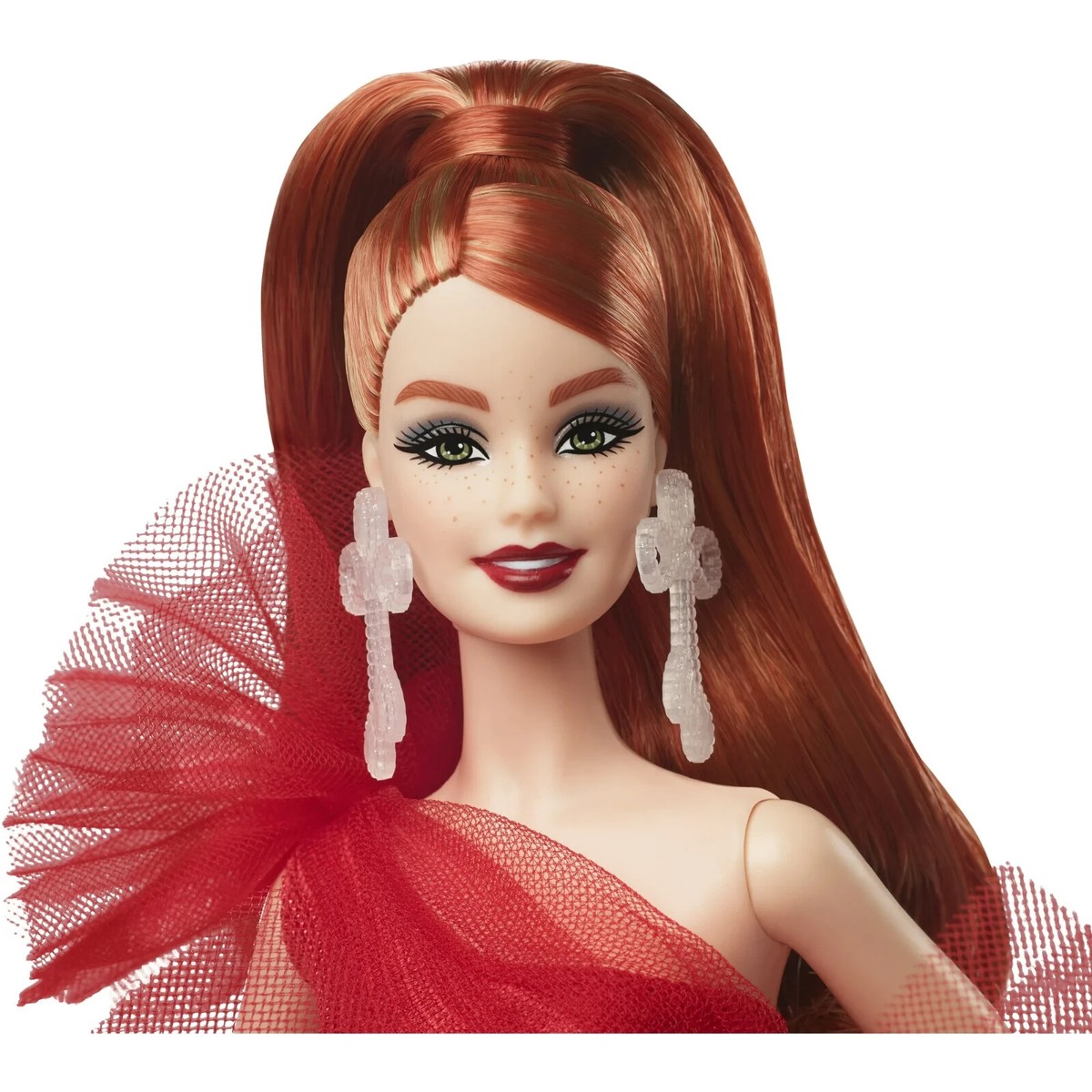 Barbie Signature Chinees Nieuwjaar Pop, verzamelobject in rood gebloemd