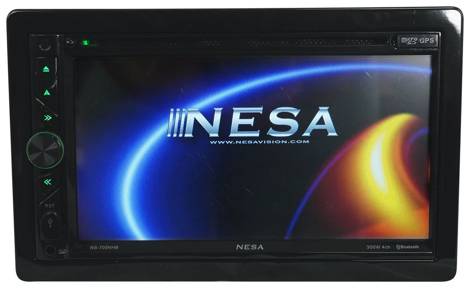 NESA NS-705NHB 7" Car Monitor 2-Din DVD Player w/Bluetooth/GPS/Android PhoneLink - Image 2 of 4