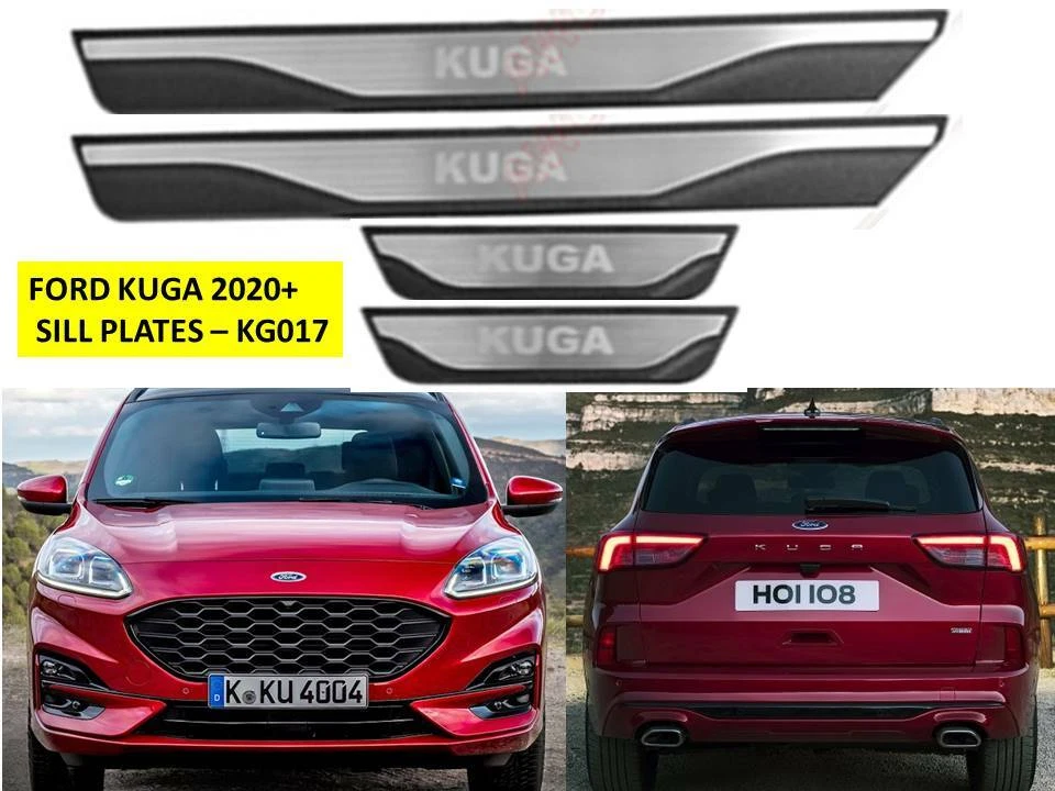 FORD KUGA 2020 DOOR SILL PLATES PLASTIC TRIM WITH LOGO