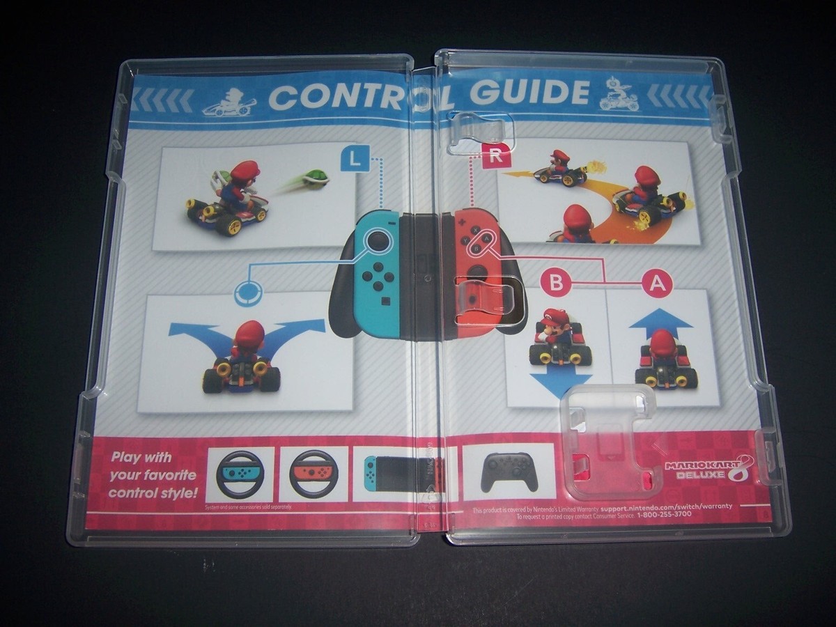Nintendo Switch - CARTER Authentic Replacement Case ONLY for MARIO KART 8 DELUXE