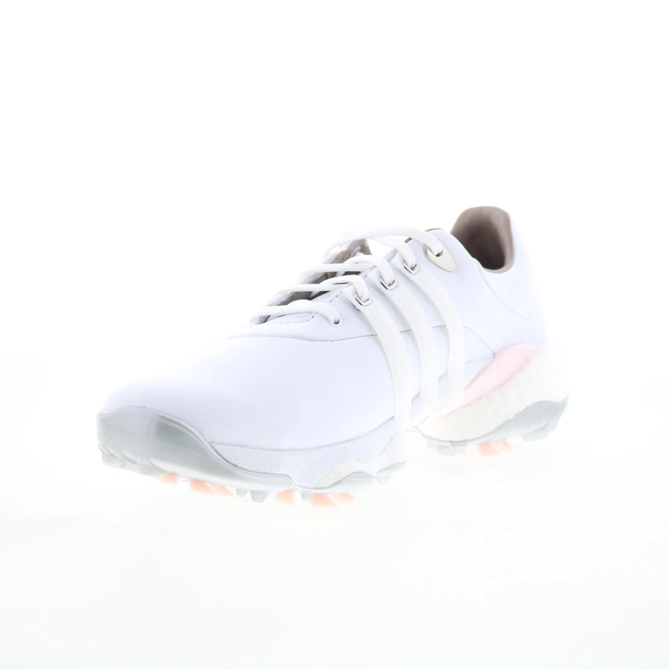 Adidas Tour360 22 GV9662 Womens White Leather Lace Up Athletic Golf Shoes - Image 4 of 4