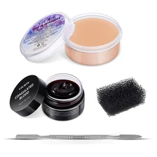 Fake Blood Scar Wax SFX Makeup Kit, Professional Special Kit 4PCS 