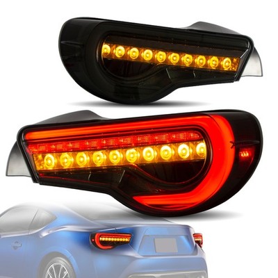 Paar VLAND LED Rückleuchten für 2012-20 Toyota GT86/FT86 Subaru BRZ Gelb Blinker