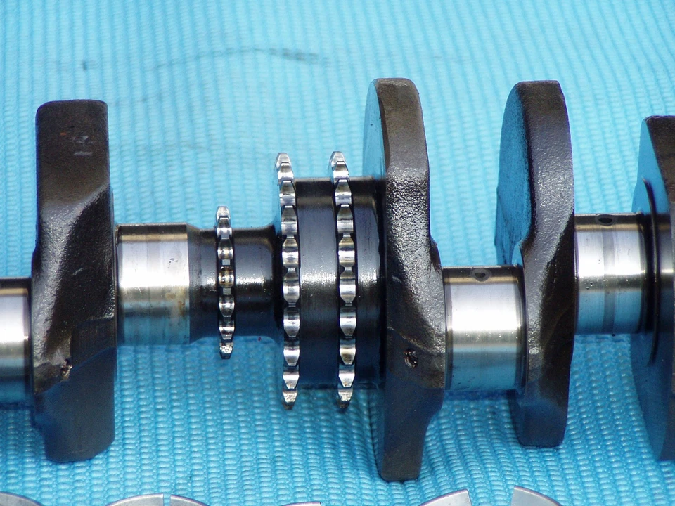 Cigüeñal y cojinetes de cigüeñal Honda CB750 K & F 69-78 Foto 3 de 4