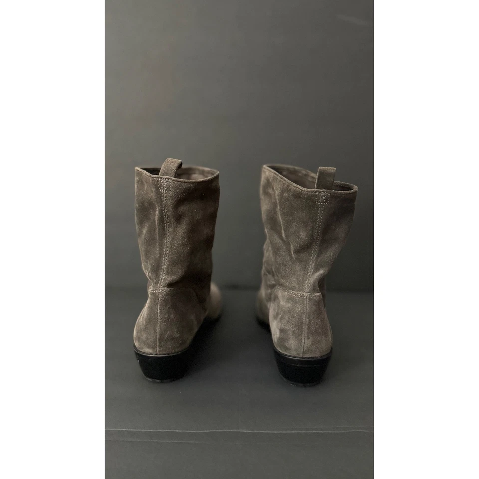 Via Spiga Suede Ankle Boots Women's US 9M EU 40 Taupe Gray Casual Comfortable - Изображение 4 из 4