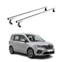 DachträGer GrundtäGer FüR Renault Kangoo III 2021-2026 75Kg Alu Silber 2 Tlg