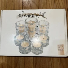 VINTAGE ELEMENTS CZECH REPUBLIC 7 PIECE CANDLE GARDEN