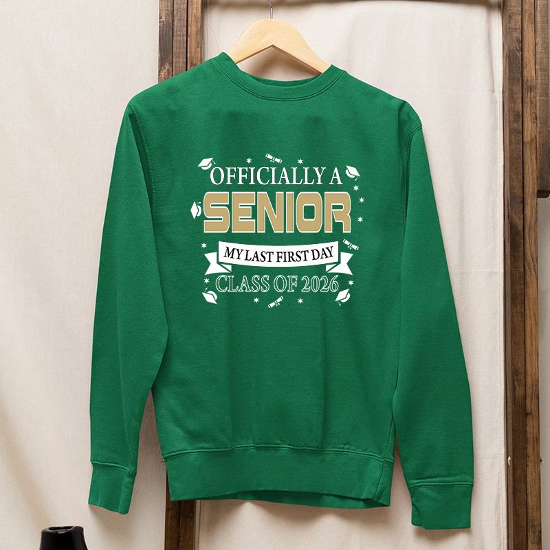 Official A Senior School Leavers Sweatshirt Class Of 2026 Last Day Student Gift