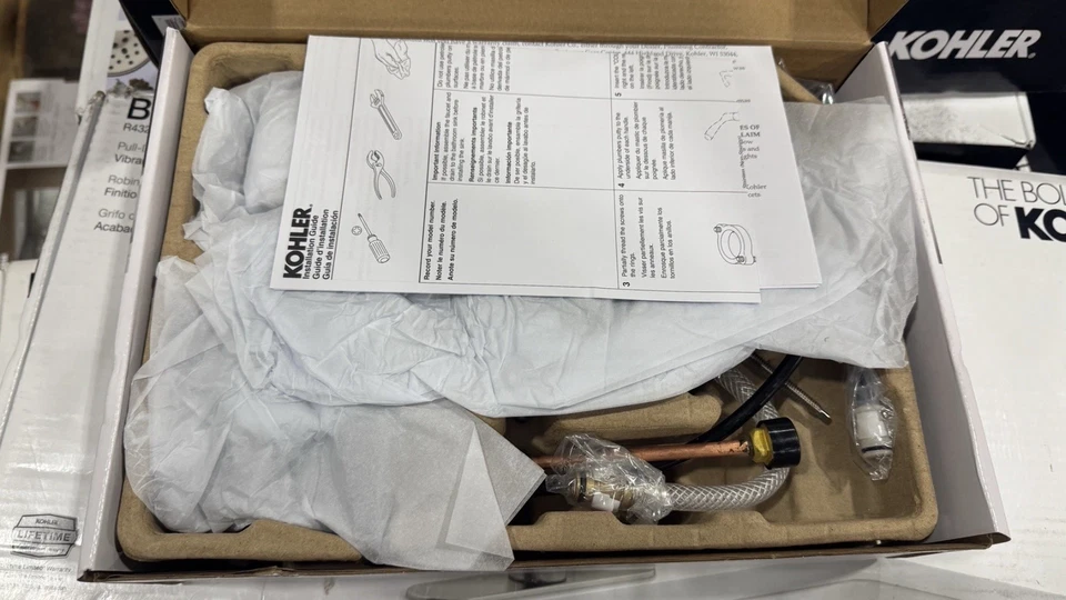 Kohler Riverly Widespread Bathroom Sink Faucet Matte Black Finish - Image 3 of 4