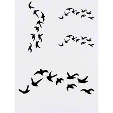 4 x 'Flying Birds' Temporary Tattoos / Transfers TO00011138 