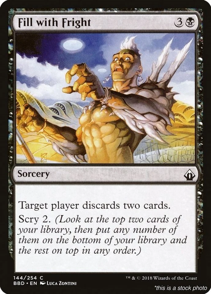 Fill with Fright (BBD 144) Normal, Battlebond, MTG - Image 1 of 1
