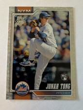 Jonah Tong 2026 Topps Series 1 #4 Celebration Opening Day Foil Holo SSP Mets RC