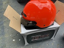 CKX Motorcycle Helmet Red with Smoke Visor