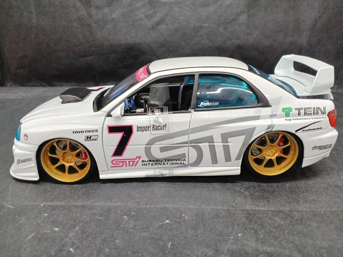 JADA ZTOYS 1/24 Scale Subaru IMPREZA WRX STI White Very Nice