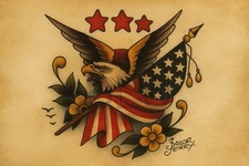 Sailor Jerry Welcome Sailor 13 x 19" Photo Print