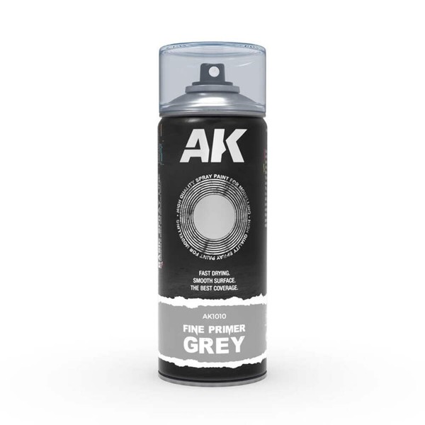 Grau - Fine Primer Spray (400 Ml) - AK Interactive-image
