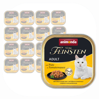 Animonda Vom Feinsten Adult 16X100G Nassfutter FüR Katzen Mit Pute