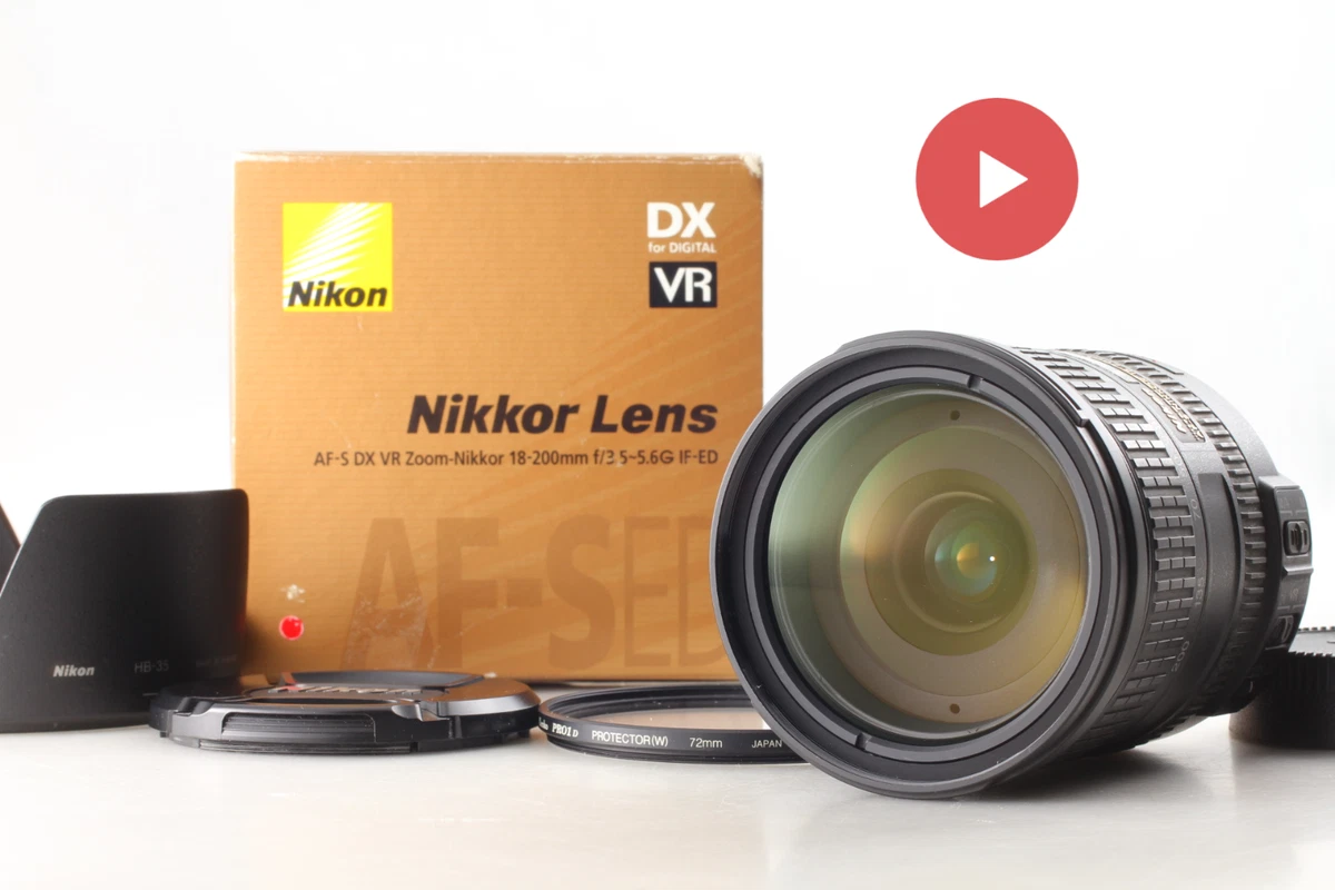 Nikon NIKKOR AF-S 18-200mm Focal Camera Lenses for sale | eBay