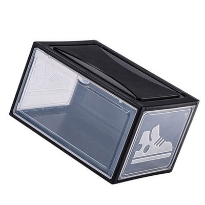 Shoe Storage Box Translucent Acrylic Rustproof Magnetic Shoe Organizer Stora SET