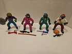 Set 4 ALL VINTAGE - TMNT - CUSTOM Figures ONE OF A KIND 1930's Gangster Turtles