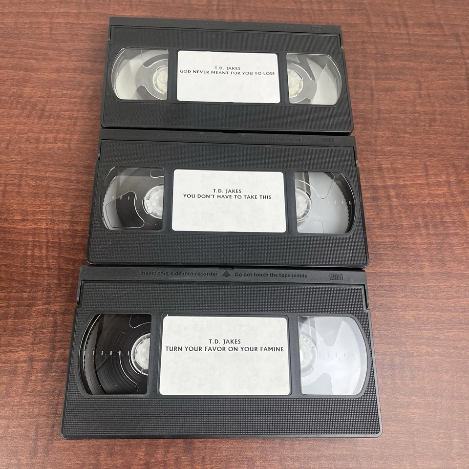 Bishop T.D. Jakes Victory Series VHS 3 Tape Series The Potters House - Image 3 of 4