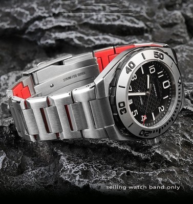 Metall Uhrenarmband passend für Hamilton Khaki Navy Devil Fish H78716983...