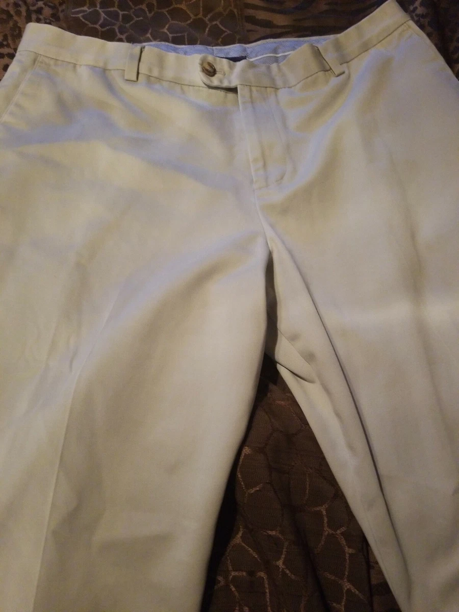 Kirkland Signature Men Chino Pants Flat Front Color Khaki Size 38 29