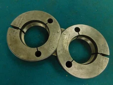 Pratt & Whitney Go and No Go Thread Ring Gage Set 2.0"-16 NS