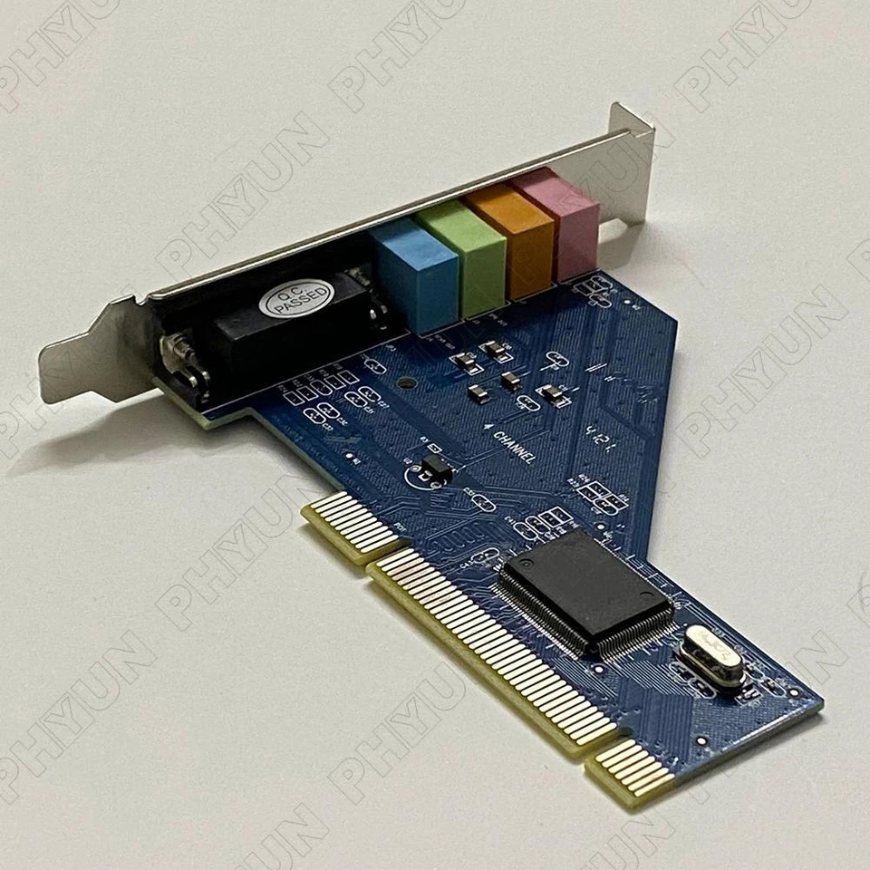 1PC Built-in Independent PCI Sound Card 4 Channel 3D Audio Stereo For Desktop PC - Image 2 of 4