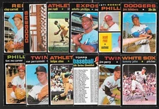 1971 OPC 71 O PEE CHEE TOPPS MLB BASEBALL CARD 393-665 SEE LIST 