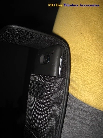 LG Fortune For Extended Nylon Vertical Holster Pouch Rugged And Secure - Image 2 of 4