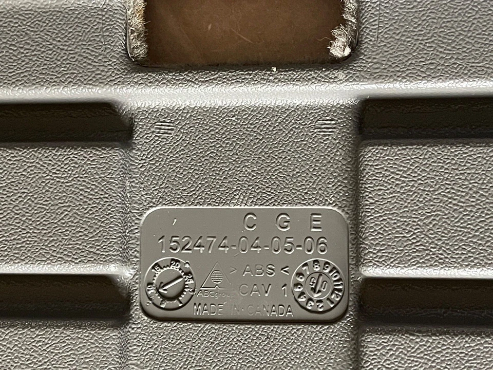 Chevrolet Equinox 2005-2009 carga estante organizador maletero gris Foto 4 de 4