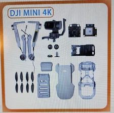 DJI Mini 4K Parts & Accessories 2025