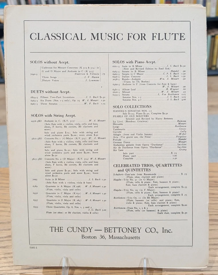 Grand Trio Three Flutes Opus 14 by H. Neumann - Image 4 of 4