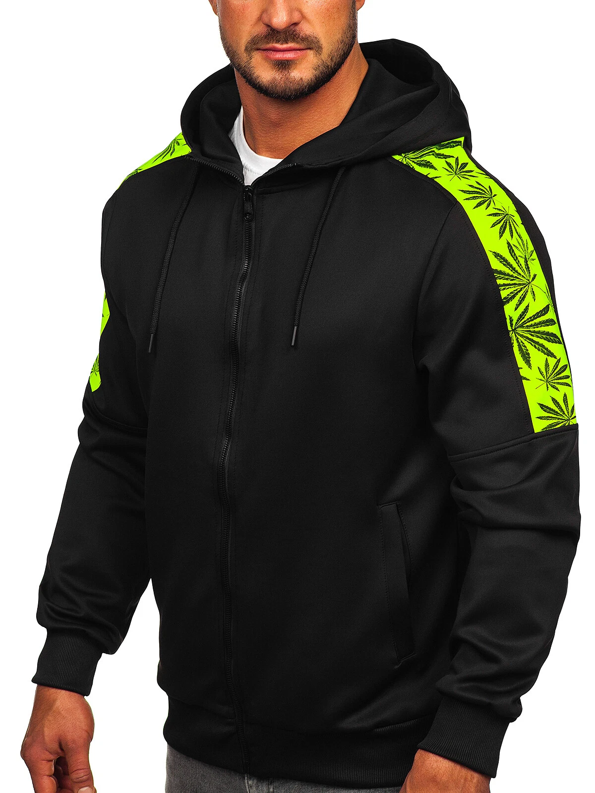 SACAI Felpa pullover con cappuccio felpa pullover felpa con cappuccio stampa uomo BOLF Print