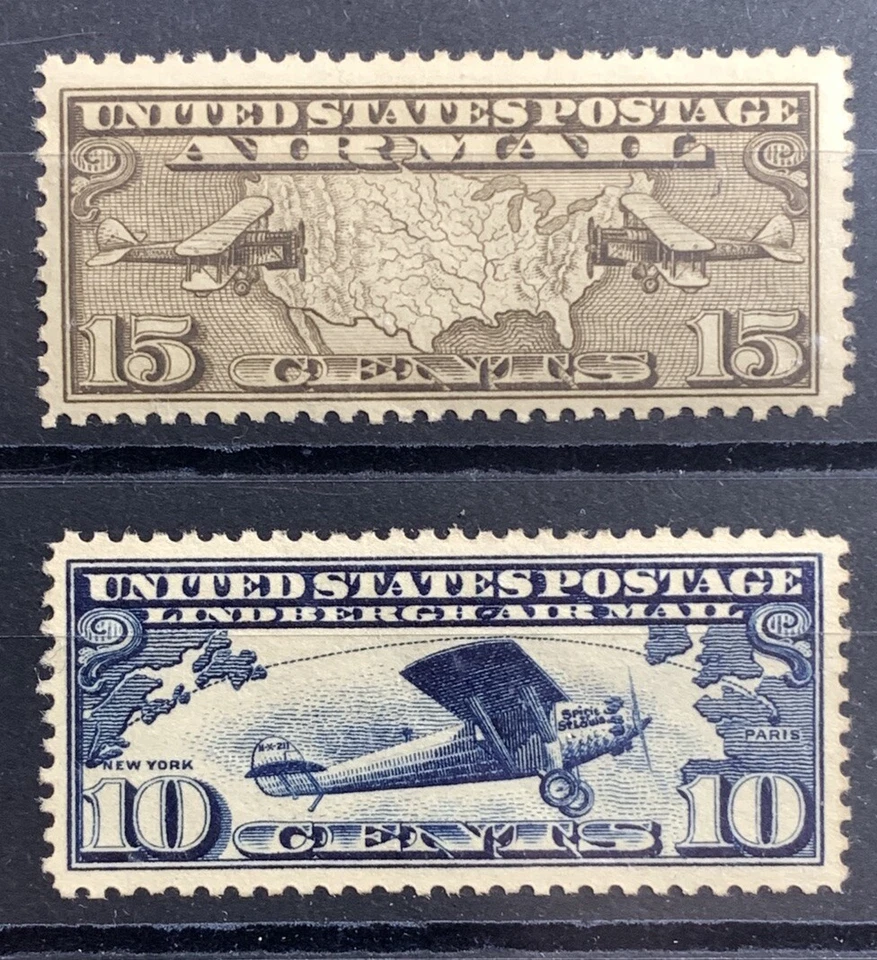 U.S. Stamps SC #C7-C10. 1926-1927 10-20¢ Airmail. MNH F/VF - Image 3 of 3